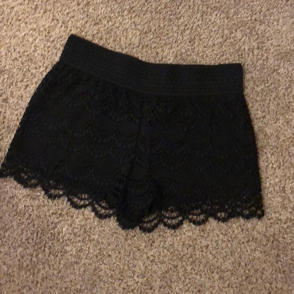 A.n.a  Black Lace Shorts